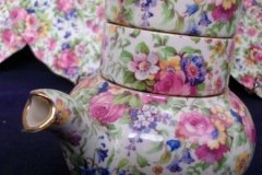 ROYAL WINTON SUMMERTIME-  MINI TEAPOT STACKING SET  ..... http://jaapiesfinechinastore.com
