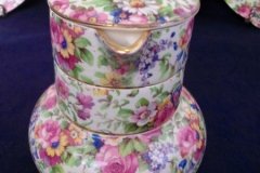 ROYAL WINTON SUMMERTIME-  MINI TEAPOT STACKING SET  ..... http://jaapiesfinechinastore.com