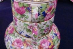 ROYAL WINTON SUMMERTIME-  MINI TEAPOT STACKING SET  ..... http://jaapiesfinechinastore.com
