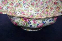 ROYAL WINTON SUMMERTIME-  OCTAGONAL SERVING BOWL 7 7/8"   ..... http://jaapiesfinechinastore.com