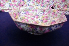 ROYAL WINTON SUMMERTIME-  OCTAGONAL SERVING BOWL 7 7/8"   ..... https://www.jaapiesfinechinastore.com