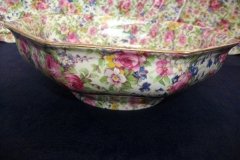 ROYAL WINTON SUMMERTIME-  OCTAGONAL SERVING BOWL 7 7/8"   ..... http://jaapiesfinechinastore.com