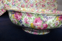 ROYAL WINTON SUMMERTIME-  OCTAGONAL SERVING BOWL 7 7/8"   ..... https://www.jaapiesfinechinastore.com