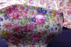 ROYAL WINTON SUMMERTIME-  OCTAGONAL SERVING BOWL 7 7/8"   ..... http://jaapiesfinechinastore.com