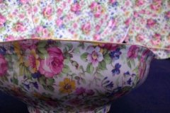 ROYAL WINTON SUMMERTIME-  OCTAGONAL SERVING BOWL 7 7/8"   ..... http://jaapiesfinechinastore.com