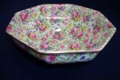 ROYAL WINTON SUMMERTIME-  OCTAGONAL SERVING BOWL 7 7/8"   ..... http://jaapiesfinechinastore.com