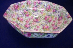 ROYAL WINTON SUMMERTIME-  OCTAGONAL SERVING BOWL 7 7/8"   ..... https://www.jaapiesfinechinastore.com