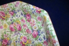 ROYAL WINTON SUMMERTIME-  OCTAGONAL SERVING BOWL 7 7/8"   ..... http://jaapiesfinechinastore.com
