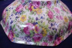 ROYAL WINTON SUMMERTIME-  OCTAGONAL SERVING BOWL 7 7/8"   ..... http://jaapiesfinechinastore.com