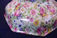 ROYAL WINTON SUMMERTIME-  OCTAGONAL SERVING BOWL 7 7/8"   ..... http://jaapiesfinechinastore.com