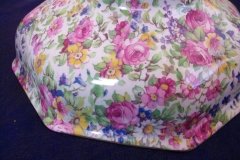 ROYAL WINTON SUMMERTIME-  OCTAGONAL SERVING BOWL 7 7/8"   ..... http://jaapiesfinechinastore.com