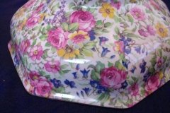 ROYAL WINTON SUMMERTIME-  OCTAGONAL SERVING BOWL 7 7/8"   ..... http://jaapiesfinechinastore.com