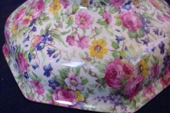 ROYAL WINTON SUMMERTIME-  OCTAGONAL SERVING BOWL 7 7/8"   ..... http://jaapiesfinechinastore.com