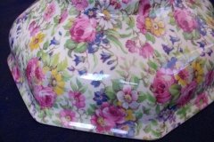 ROYAL WINTON SUMMERTIME-  OCTAGONAL SERVING BOWL 7 7/8"   ..... http://jaapiesfinechinastore.com