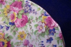 ROYAL WINTON SUMMERTIME-  SAUCER  5  3/4" (ASCOT) ..... http://jaapiesfinechinastore.com