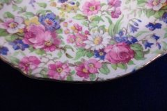 ROYAL WINTON SUMMERTIME-  SAUCER  5  3/4" (ASCOT) ..... http://jaapiesfinechinastore.com