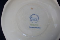 ROYAL WINTON SUMMERTIME-  SAUCER  5  3/4" (ASCOT) ..... http://jaapiesfinechinastore.com