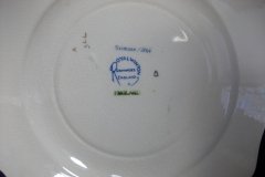 ROYAL WINTON SUMMERTIME- SQUARE SALAD PLATE 8" (ASCOT) #2   ..... http://jaapiesfinechinastore.com