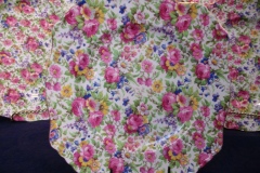 ROYAL WINTON SUMMERTIME- SQUARE SALAD PLATE 8" (ASCOT) #2   ..... https://www.jaapiesfinechinastore.com