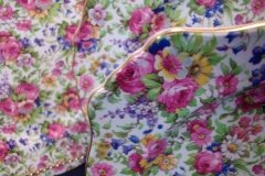 ROYAL WINTON SUMMERTIME- SQUARE SALAD PLATE 8" (ASCOT) #2   ..... http://jaapiesfinechinastore.com