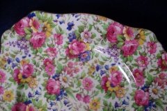 ROYAL WINTON SUMMERTIME- SQUARE SALAD PLATE 8" (ASCOT) #2   ..... http://jaapiesfinechinastore.com