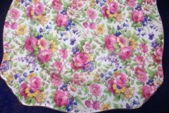 ROYAL WINTON SUMMERTIME- SQUARE SALAD PLATE 8" (ASCOT) #2   ..... http://jaapiesfinechinastore.com