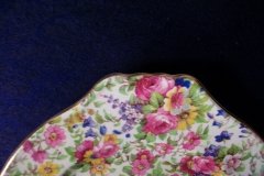 ROYAL WINTON SUMMERTIME- SQUARE SALAD PLATE 8" (ASCOT) #2   ..... http://jaapiesfinechinastore.com