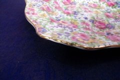 ROYAL WINTON SUMMERTIME- SQUARE SALAD PLATE 8" (ASCOT) #2   ..... http://jaapiesfinechinastore.com