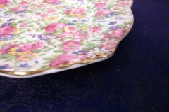 ROYAL WINTON SUMMERTIME- SQUARE SALAD PLATE 8" (ASCOT) #2   ..... https://www.jaapiesfinechinastore.com