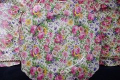 ROYAL WINTON SUMMERTIME- SQUARE SALAD PLATE 8" (ASCOT) #1   ..... http://jaapiesfinechinastore.com