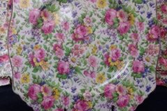 ROYAL WINTON SUMMERTIME- SQUARE SALAD PLATE 8" (ASCOT) #1   ..... http://jaapiesfinechinastore.com