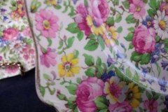 ROYAL WINTON SUMMERTIME- SQUARE SALAD PLATE 8" (ASCOT) #1   ..... http://jaapiesfinechinastore.com