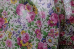 ROYAL WINTON SUMMERTIME- SQUARE SALAD PLATE 8" (ASCOT) #1   ..... https://www.jaapiesfinechinastore.com