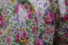ROYAL WINTON SUMMERTIME- SQUARE SALAD PLATE 8" (ASCOT) #1   ..... http://jaapiesfinechinastore.com