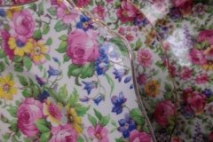 ROYAL WINTON SUMMERTIME- SQUARE SALAD PLATE 8" (ASCOT) #1   ..... http://jaapiesfinechinastore.com