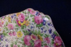 ROYAL WINTON SUMMERTIME- SQUARE SALAD PLATE 8" (ASCOT) #1   ..... http://jaapiesfinechinastore.com
