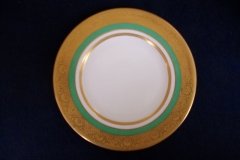 ROYAL WORCESTER 3353 GREEN- BREAD & BUTTER PLATE    .....   http://jaapiesfinechinastore.com