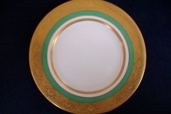 ROYAL WORCESTER 3353 GREEN- BREAD & BUTTER PLATE    .....   http://jaapiesfinechinastore.com