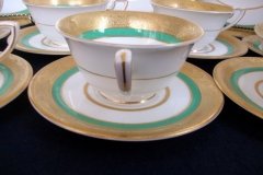 ROYAL WORCESTER 3353 GREEN- CUP &  SAUCER    .....   http://jaapiesfinechinastore.com