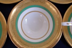 ROYAL WORCESTER 3353 GREEN- CUP &  SAUCER    .....   http://jaapiesfinechinastore.com