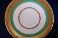 ROYAL WORCESTER 3353 GREEN- CUP &  SAUCER    .....   http://jaapiesfinechinastore.com