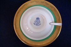 ROYAL WORCESTER 3353 GREEN- CUP &  SAUCER    .....   http://jaapiesfinechinastore.com