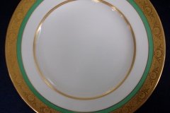 ROYAL WORCESTER 3353 GREEN- LUNCH  PLATE    .....   http://jaapiesfinechinastore.com