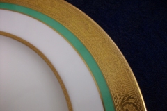 ROYAL WORCESTER 3353 GREEN- LUNCH  PLATE    .....   https://www.jaapiesfinechinastore.com