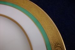 ROYAL WORCESTER 3353 GREEN- LUNCH  PLATE    .....   http://jaapiesfinechinastore.com