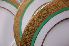ROYAL WORCESTER 3353 GREEN- SALAD  PLATE    .....   http://jaapiesfinechinastore.com