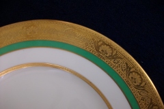 ROYAL WORCESTER 3353 GREEN- SALAD  PLATE    .....   https://www.jaapiesfinechinastore.com