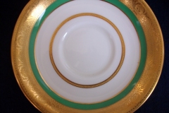 ROYAL WORCESTER 3353 GREEN- SOUP BOWL  &  SAUCER    .....   https://www.jaapiesfinechinastore.com