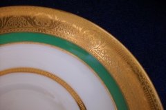 ROYAL WORCESTER 3353 GREEN- SOUP BOWL  &  SAUCER    .....   http://jaapiesfinechinastore.com