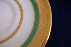 ROYAL WORCESTER 3353 GREEN- SOUP BOWL  &  SAUCER    .....   http://jaapiesfinechinastore.com